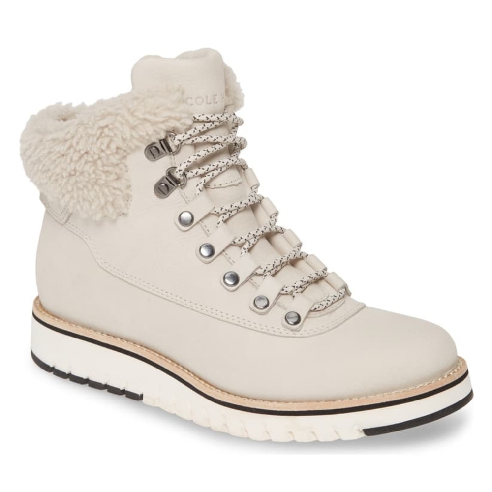 GrandExpløre Genuine Shearling Trim Waterproof Hik